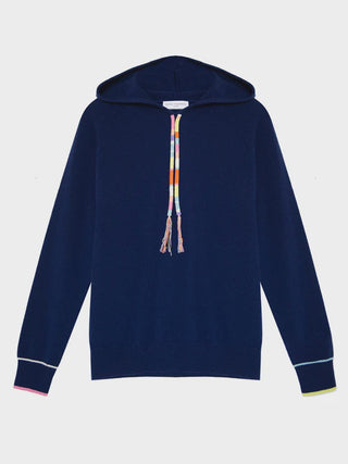 CC Louella Navy Multi Piped Hoodie