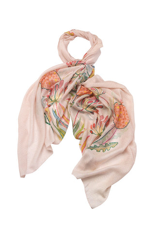 OHS Pop Flowers Pink Scarf