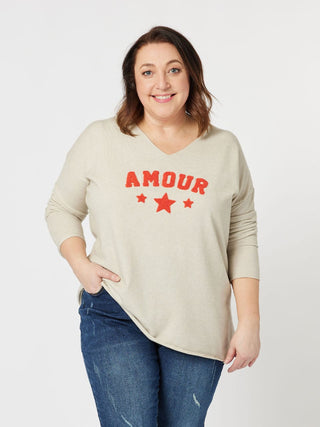 TH Amour natural knit