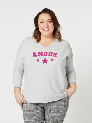TH Amour silver knit