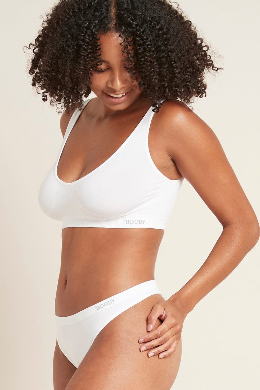 BOODY IS Padded Shaper Crop Bra White – Indian Summer