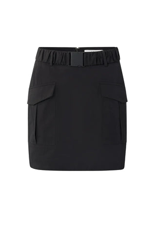 YAYA Mini cargo skirt black
