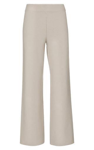 YAYA Wide Leg Knitted Trousers Crafted From a Viscose Blend
