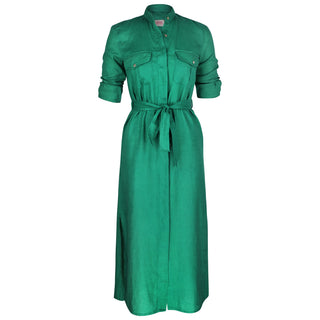 IS Nellie Safari Maxi Dress Evergreen