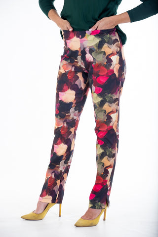 Cal Flat Front Stretch Pant Exotic Palette