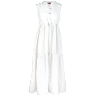 IS Charlotte White Tiered Dress