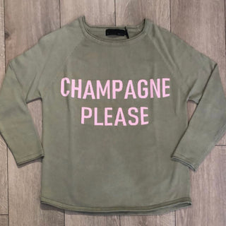 BB Champagne Please Boat Neck
